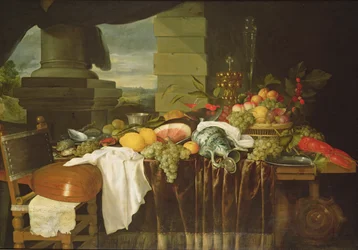 Nature morte de banquet